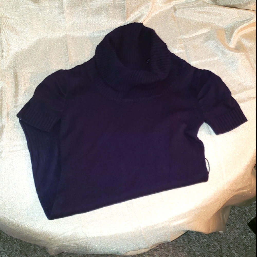 EUC BCX Purple Cowl Neck Sweaterdress